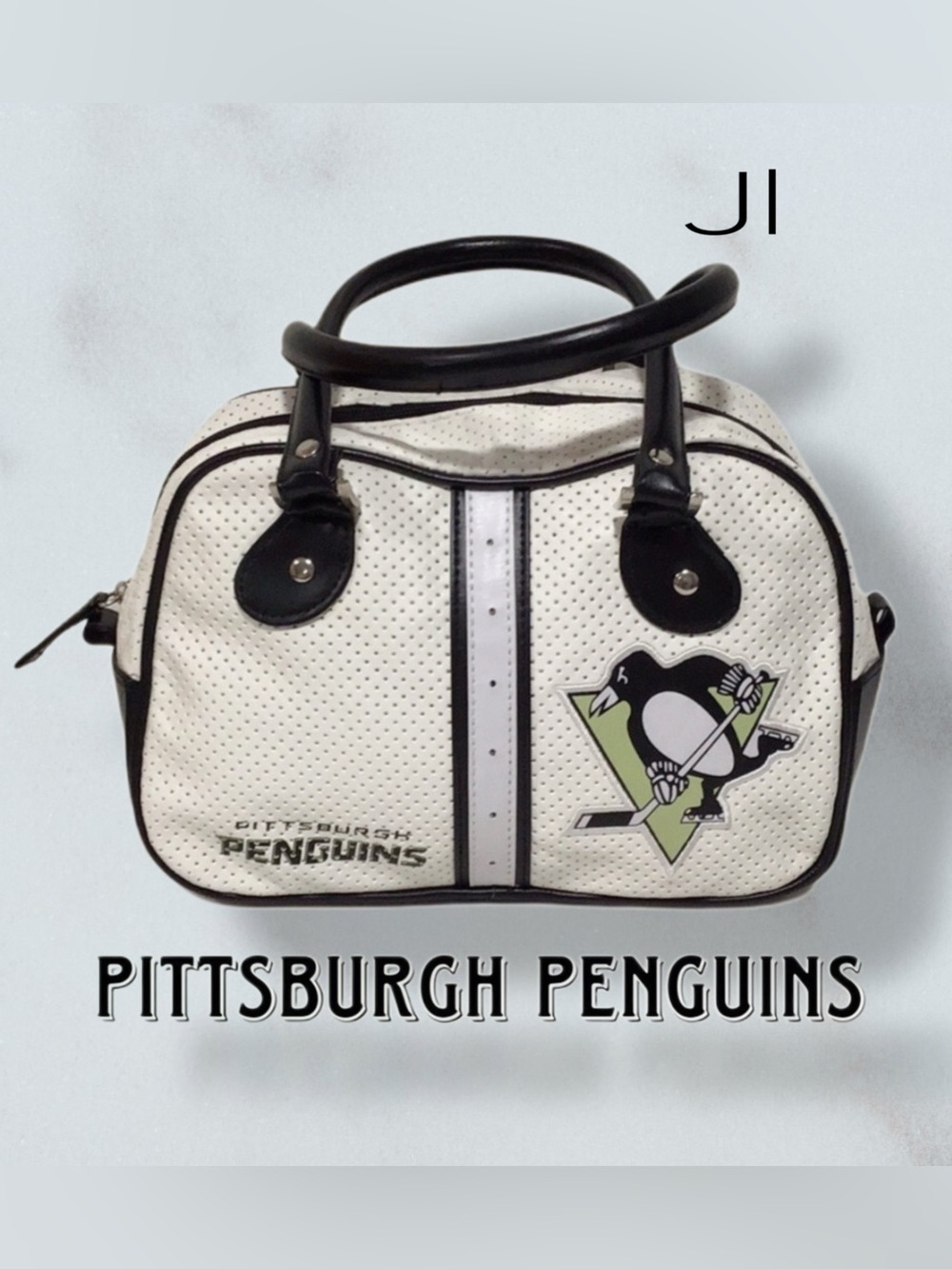 PITTSBURGH PENGUINS Hockey Bowler Hand Bag
